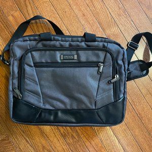 Kenneth Cole Reaction Laptop Bag - Charcoal Gray